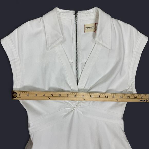 Alice + Olivia White Mini Dress - Picture 8 of 8